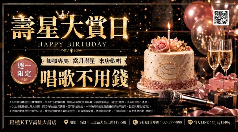 週一限定/壽星大賞日